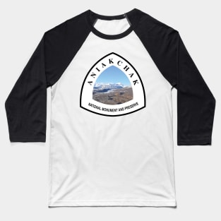 Aniakchak National Monument and Preserve trail marker Baseball T-Shirt